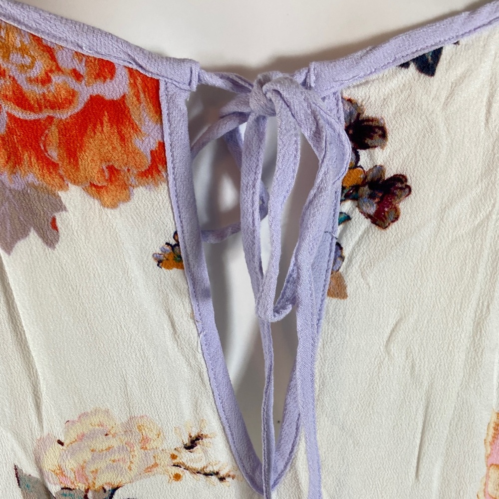 Free People Break Free Floral Camisole tank top halter draped flowy - Picture 7 of 10